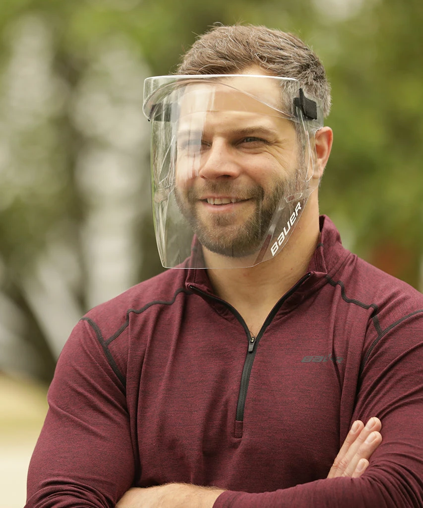 BAUER INTEGRATED CAP FACE SHIELD 4 BAUER INTEGRATED CAP FACE SHIELD - Image 2