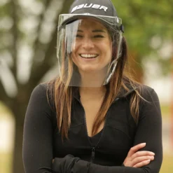 BAUER INTEGRATED CAP FACE SHIELD