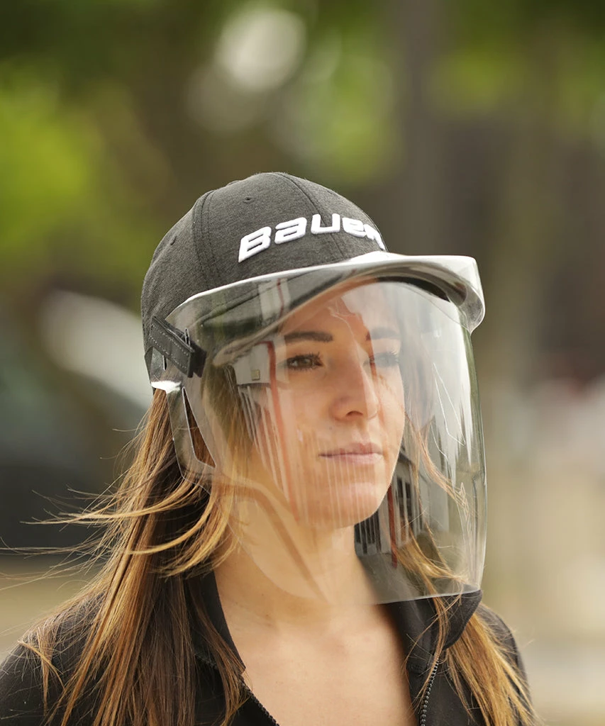 BAUER INTEGRATED CAP FACE SHIELD 5 BAUER INTEGRATED CAP FACE SHIELD - Image 3