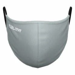 BAUER REVERSIBLE NON-MEDICAL FABRIC FACE MASK - GREY/CAMO -HockeyPro Hub Bauer Non Medical Fabric Face Mask Grey Front