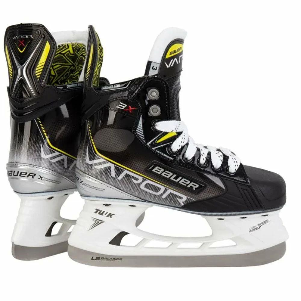 BAUER VAPOR 3X JUNIOR HOCKEY SKATES 3 BAUER VAPOR 3X JUNIOR HOCKEY SKATES
