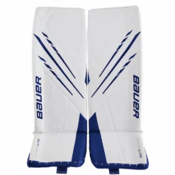 BAUER VAPOR HYPERLITE SENIOR GOALIE PADS -HockeyPro Hub Bauer Vapor Hyperlite Goalie Pads Blue White