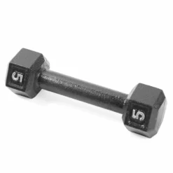 CAP BARBELL 5 LB HEX DUMBBELL