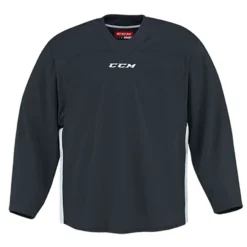 CCM 6000 MID SENIOR PRACTICE JERSEY - BLACK/WHITE