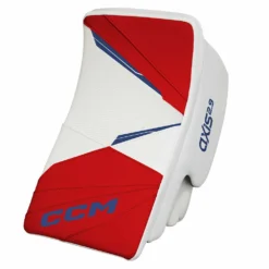 C.C.M. CCM AXIS 2.9 SENIOR GOALIE BLOCKER -HockeyPro Hub CCM AXIS 2.9 GOALIE BLOCKER MONTREAL