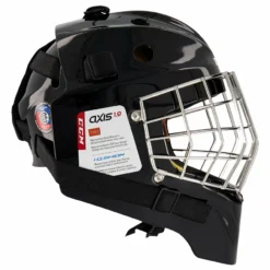 CCM AXIS 1.9 SENIOR GOALIE MASK 8 CCM AXIS 1.9 SENIOR GOALIE MASK -HockeyPro Hub CCM Axis 1 9 Goal Mask Side