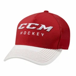 CCM ADULT TRUE TO HOCKEY TRUCKER HAT - RED