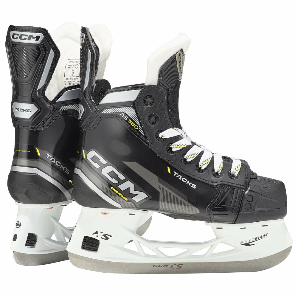 C.C.M. CCM TACKS AS 580 JUNIOR HOCKEY SKATES 3 C.C.M. CCM TACKS AS 580 JUNIOR HOCKEY SKATES