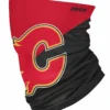 FOCO CALGARY FLAMES ADULT BIG LOGO GAITER SCARF -HockeyPro Hub Calgary Flames Tube Face Mask