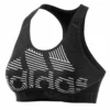 ADIDAS WOMEN'S DONT REST ALPHASKIN BADGE OF SPORT BRA - BLACK -HockeyPro Hub DX7571 1