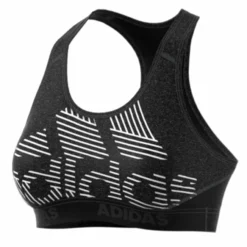 ADIDAS WOMEN'S DONT REST ALPHASKIN BADGE OF SPORT BRA - BLACK