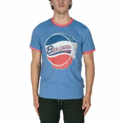 GONGSHOW ADULT BL DRAFTEE T SHIRT - NAVY/RED