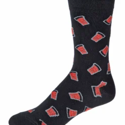 GONGSHOW MEN'S DRESS SOCKS - GOAL LIGHT