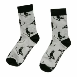GONGSHOW ADULT GONGSHOW PIGEON DRESS SOCKS - GREY -HockeyPro Hub GONGSHOW MEN S GONGSHOW PIGEON DRESS SOCKS GREY 2