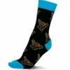 GONGSHOW ADULT GONGSHOW SHAKA GLOVE DRESS SOCKS - BLACK