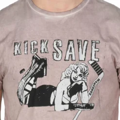 GONGSHOW ADULT KICK SAVES T SHIRT -HockeyPro Hub GONGSHOW MEN S KICK SAVES T SHIRT chest