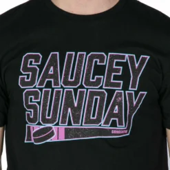 GONGSHOW ADULT SAUCEY SUNDAY T SHIRT - BLACK 7 GONGSHOW ADULT SAUCEY SUNDAY T SHIRT - BLACK -HockeyPro Hub GONGSHOW MEN S SAUCEY SUNDAY T SHIRT CHEST
