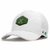 GONGSHOW ADULT TEE ONE UP HAT - WHITE/GREEN -HockeyPro Hub GONGSHOW MEN S TEE ONE UP HAT FRONT