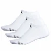 ADIDAS MEN'S CUSHION 3PK NO SHOW - WHITE