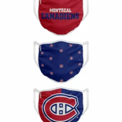 FOCO MONTREAL CANADIENS KIDS NON-MEDICAL FACE MASKS - 3 PACK
