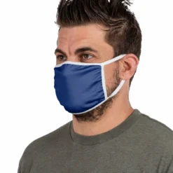 FOCO MONTREAL CANADIENS ADULT NON-MEDICAL FACE MASKS - 3 PACK -HockeyPro Hub NHL Fabric Face Masks On Model Blue