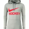 NIKE ADULT THERMA PO HOCKEY HOODIE - GREY -HockeyPro Hub NIKE MEN S THERMA PO HOCKEY HOODIE GREY M49688