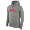 NIKE ADULT THERMA PULLOVER HOODIE - GREY -HockeyPro Hub NIKE MEN S THERMA PO HOODIE GREY