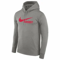 NIKE ADULT THERMA PULLOVER HOODIE - GREY