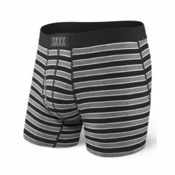 SAXX MEN'S ULTRA BOXERS - BLACK STRIPE