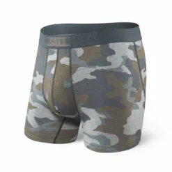 SAXX VIBE ADULT BOXERS - GREY CAMO