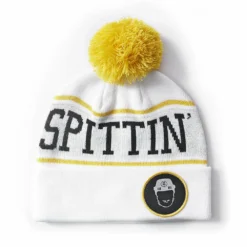 SPITTIN CHICLETS SCRIPT BEANIE - WHITE -HockeyPro Hub SPITTIN CHICLETS SCRIPT BEANIE WHITE TWO