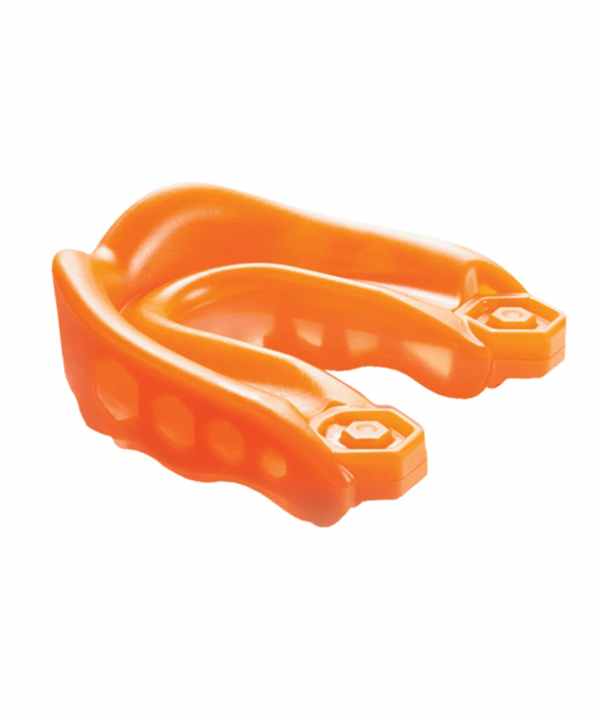 SHOCK DOCTOR GEL MAX SENIOR MOUTH GUARD - ORANGE 3 SHOCK DOCTOR GEL MAX SENIOR MOUTH GUARD - ORANGE