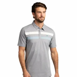 TRAVISMATHEW ADULT POSTCARD HOME POLO - GREY