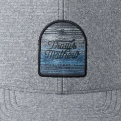 TRAVISMATHEW ADULT CRATER FLEX FIT HEATHER GREY HAT -HockeyPro Hub TRAVISMATHEW MEN S CRATER HAT HEATHER GREY LOGO