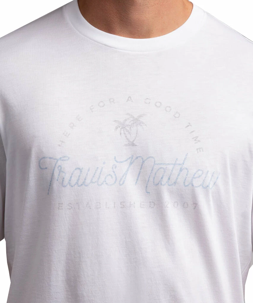 TRAVISMATHEW ADULT FOOD CHAIN T SHIRT - WHITE 4 TRAVISMATHEW ADULT FOOD CHAIN T SHIRT - WHITE - Image 2