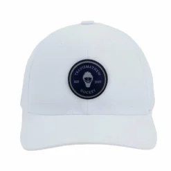 TRAVISMATHEW ADULT GAME FACE WHITE FLEX FIT HAT