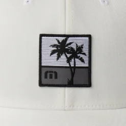 TRAVISMATHEW ADULT LOCAL SUMMER WHITE HAT -HockeyPro Hub TRAVISMATHEW MEN S LOCAL SUMMER WHITE HAT EMBLEM