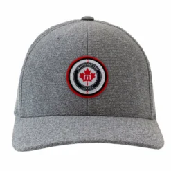 TRAVISMATHEW ADULT PUCK DROP GREY FLEX FIT HAT