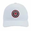 TRAVISMATHEW ADULT PUCK DROP WHITE FLEX FIT HAT -HockeyPro Hub TRAVISMATHEW MEN S PUCK DROP WHITE FLEX FIT HAT