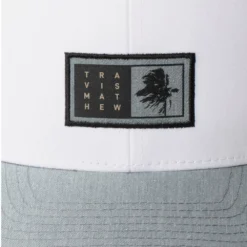 TRAVISMATHEW ADULT RAINY DAY WHITE HAT -HockeyPro Hub TRAVISMATHEW MEN S RAINY DAY WHITE HAT EMBLEM