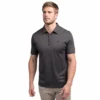 TRAVISMATHEW ADULT ZINNA POLO - BLACK -HockeyPro Hub TRAVISMATHEW MEN S ZINNA POLO BLACK