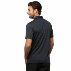 TRAVISMATHEW ADULT ZINNA POLO - INDIGO -HockeyPro Hub TRAVISMATHEW MEN S ZINNA POLO INDIGO BACK