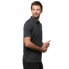 TRAVISMATHEW ADULT ZINNA POLO - INDIGO -HockeyPro Hub TRAVISMATHEW MEN S ZINNA POLO INDIGO SIDE