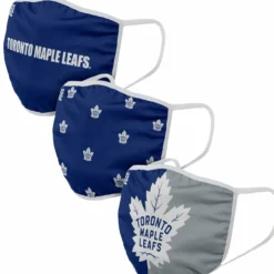 FOCO TORONTO MAPLE LEAFS ADULT NON-MEDICAL FACE MASKS - 3 PACK
