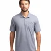 TRAVISMATHEW ADULT CAN CAN POLO - GREY -HockeyPro Hub TravisMathew Can Can Polo Front