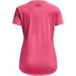 UNDER ARMOUR GIRLS TECH BIG LOGO SOLID BODY SHIRT - PINK 5 UNDER ARMOUR GIRLS TECH BIG LOGO SOLID BODY SHIRT - PINK -HockeyPro Hub UNDER ARMOUR GIRLS TECH BIG LOGO SOLID BODY SHIRT PINK BACK