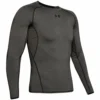 UNDER ARMOUR HEATGEAR ARMOUR ADULT LONG SLEEVE SHIRT GREY -HockeyPro Hub UNDER ARMOUR HEATGEAR ARMOUR MEN S LONG SLEEVE SHIRT GREY FRONT