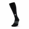 Gildan UNDER ARMOUR MEN'S HOCKEY BLACK OVER THE CALF SOCKS - BLACK -HockeyPro Hub UNDER ARMOUR HOCKEY BLACK OVER THE CALF SOCKS UC433 001