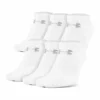 Gildan UNDER ARMOUR KIDS CC 2.0 NO SHOW SOCKS 6-PACK - WHITE