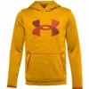 UNDER ARMOUR KID'S ARMOUR FLEECE HOODIE - YELLOW/ORANGE -HockeyPro Hub UNDER ARMOUR KID S ARMOUR FLEECE HOODIE FRONT fdfd64d8 f879 43fc add8 46022da5c655
